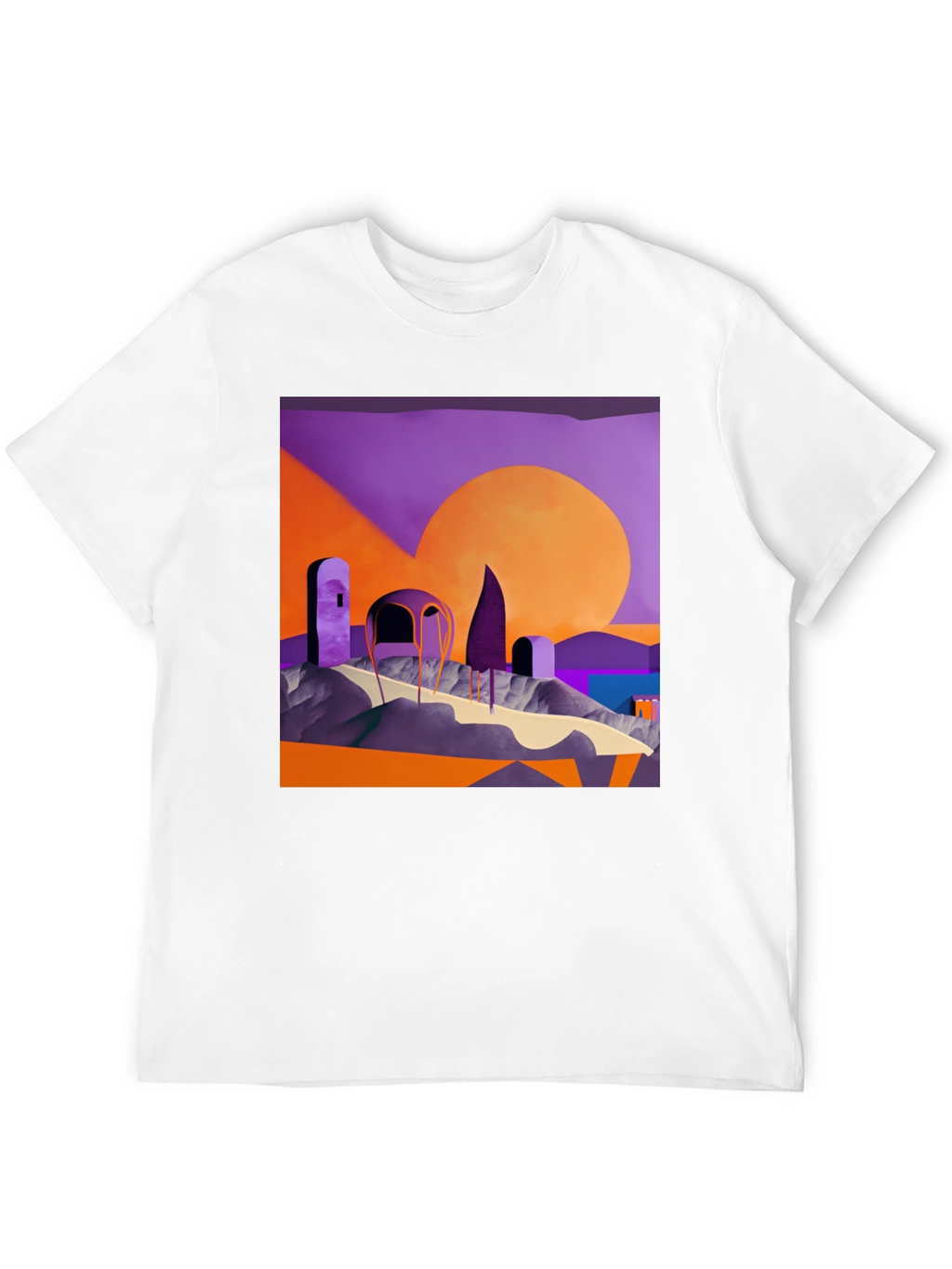 Abstract Landscape Graphic Tee
