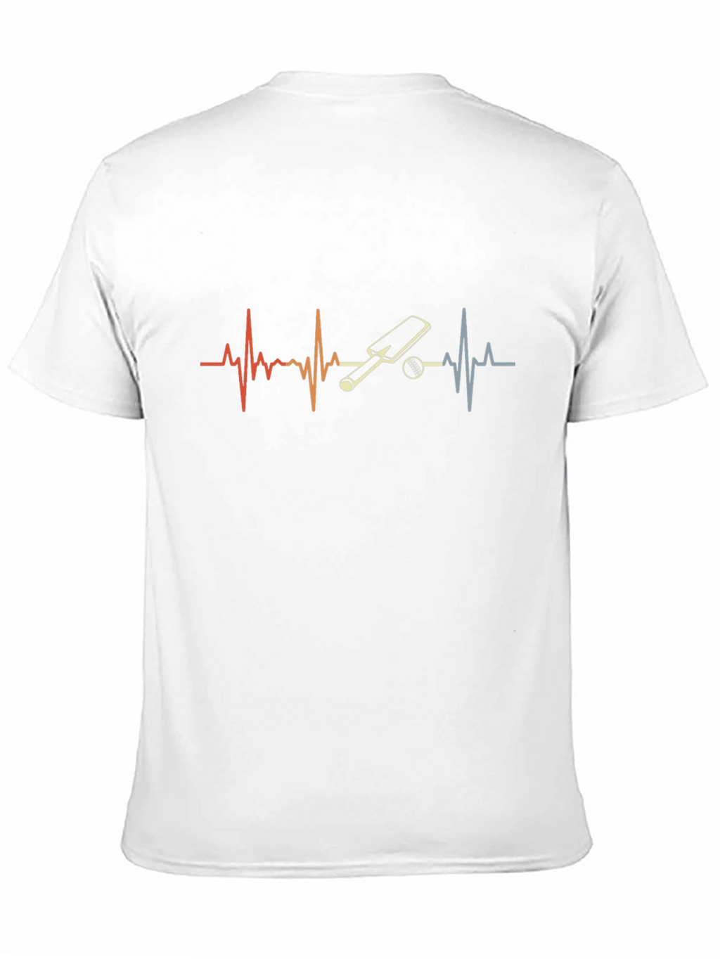 Cricket Heartbeat T-Shirt -  Sporty Black Tee