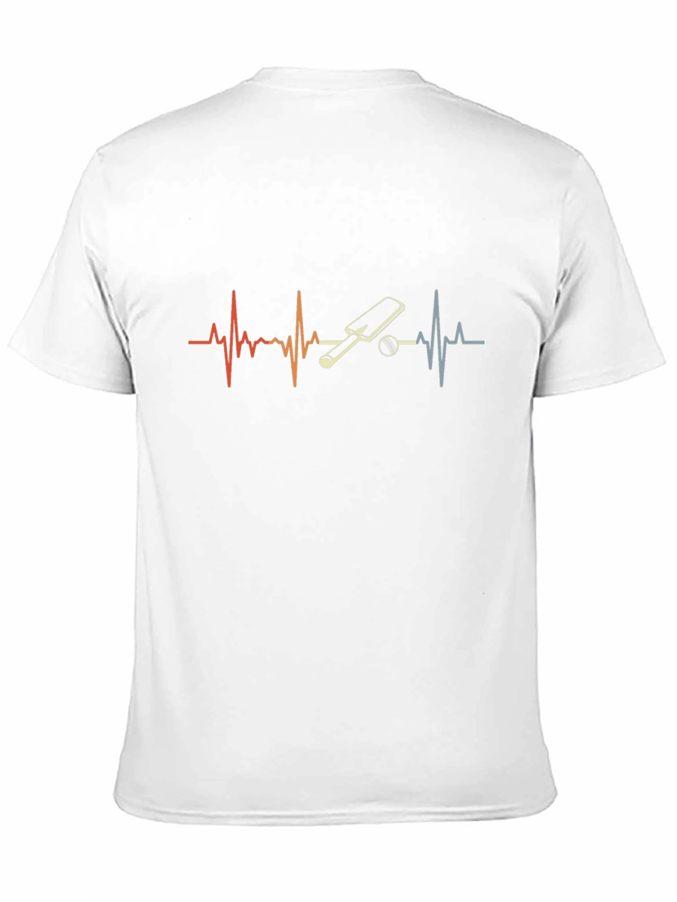 Cricket Heartbeat T-Shirt -  Sporty Black Tee