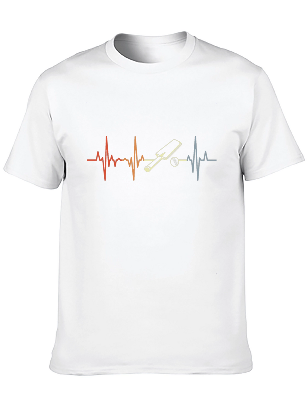 Cricket Heartbeat T-Shirt -  Sporty Black Tee