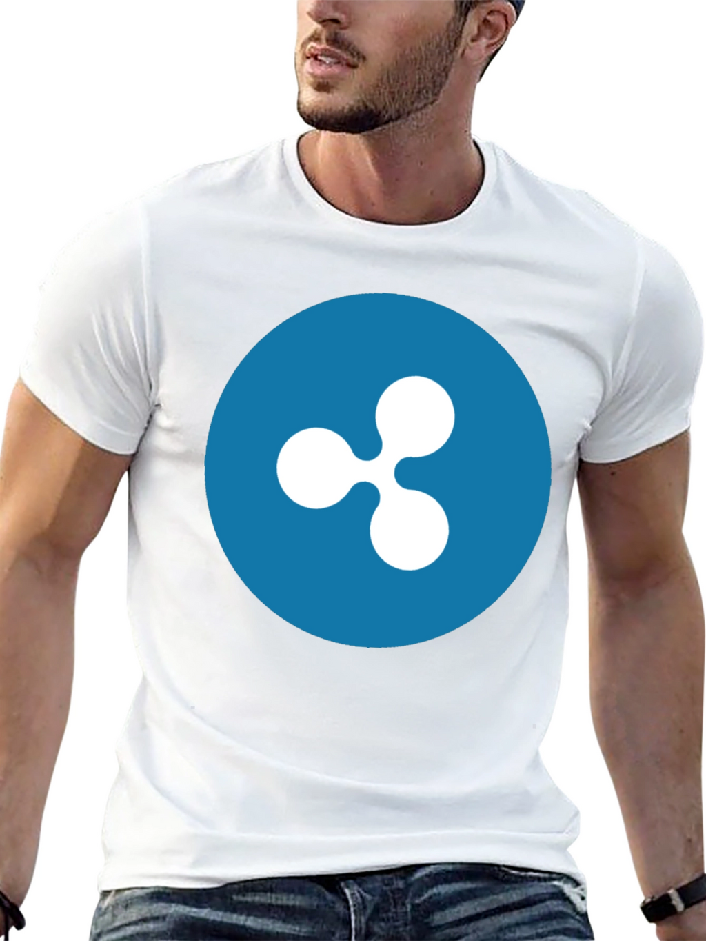 Ripple Crypto Black T-Shirt