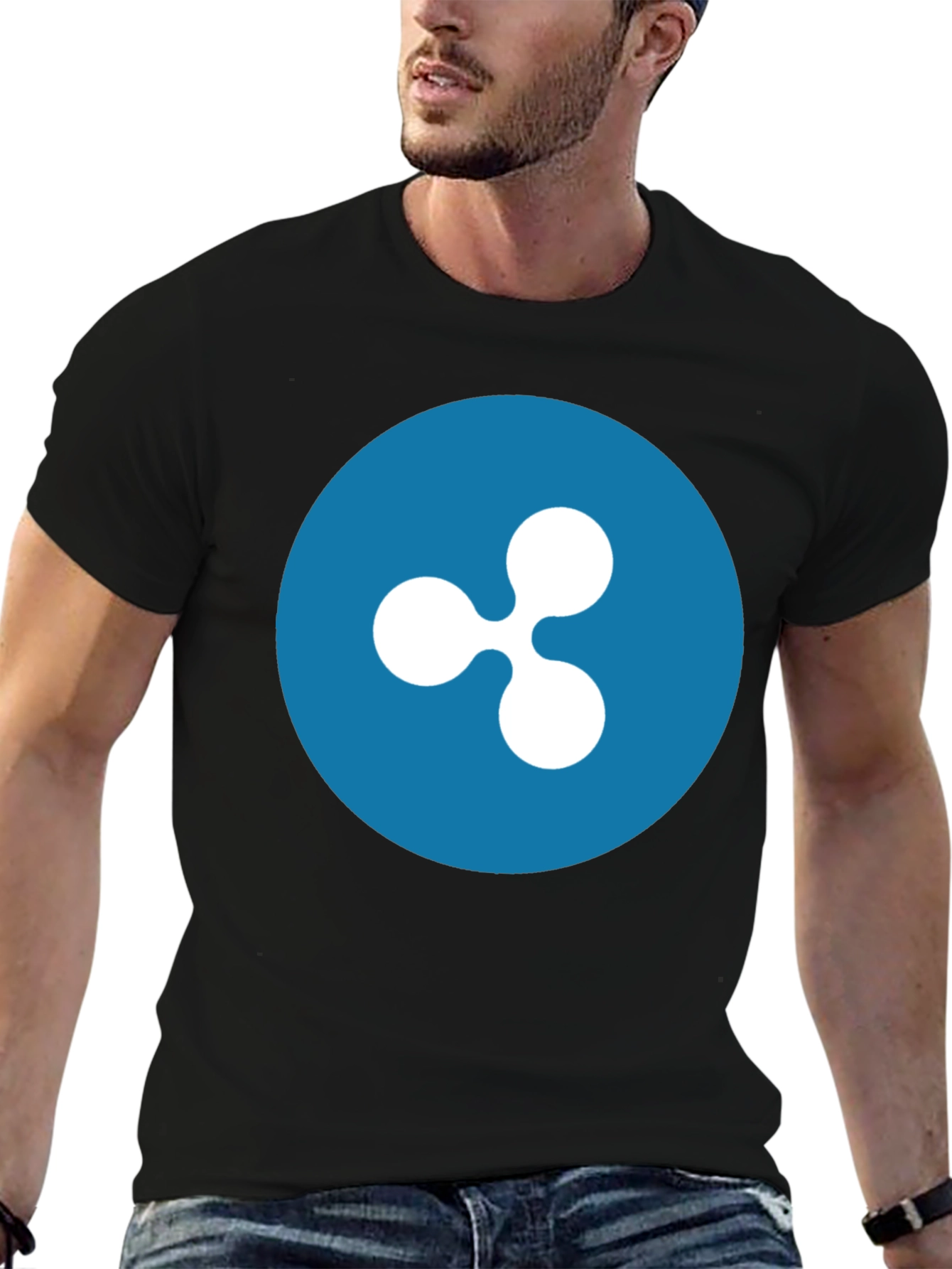 Ripple Crypto Black T-Shirt