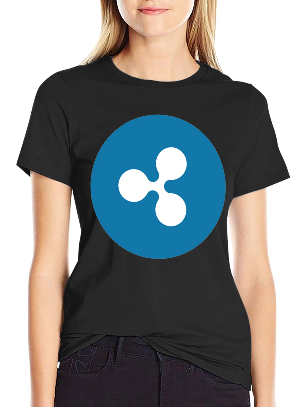 Ripple Crypto Black T-Shirt