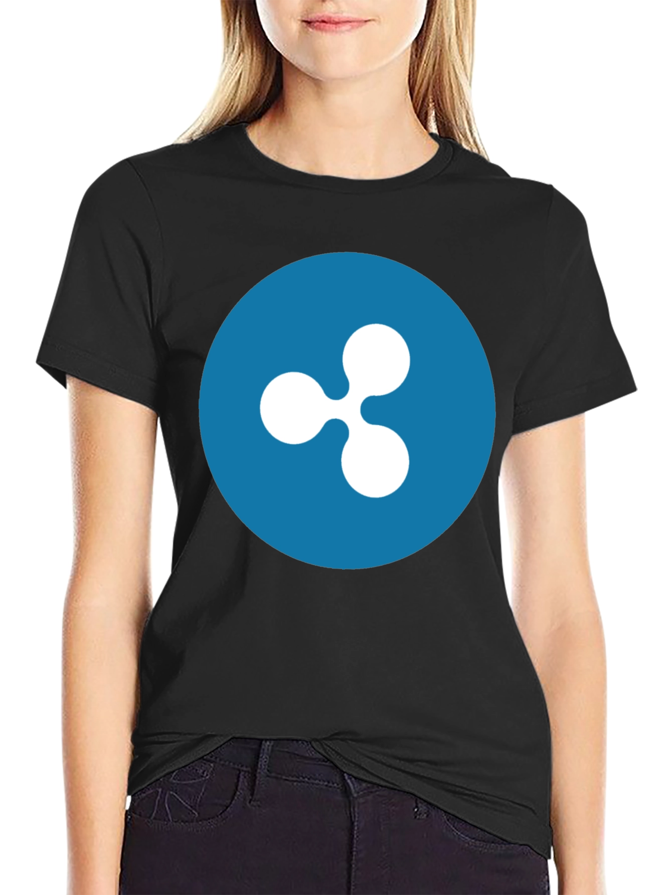 Ripple Crypto Black T-Shirt