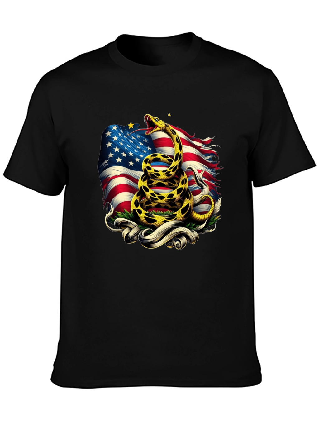 American Snake Graphic T-Shirt