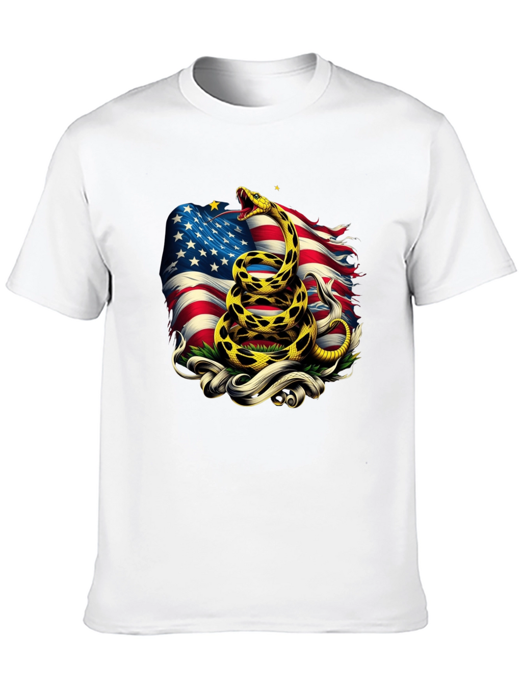 American Snake Graphic T-Shirt