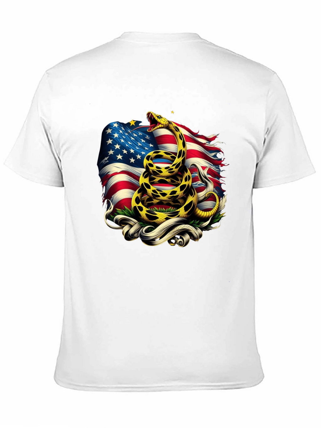 American Snake Graphic T-Shirt
