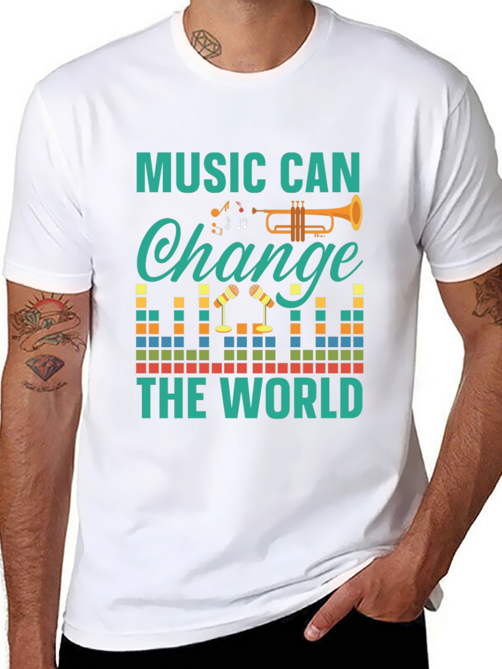 Music Can Change the World Graphic Tee