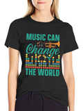 Music Can Change the World Graphic Tee