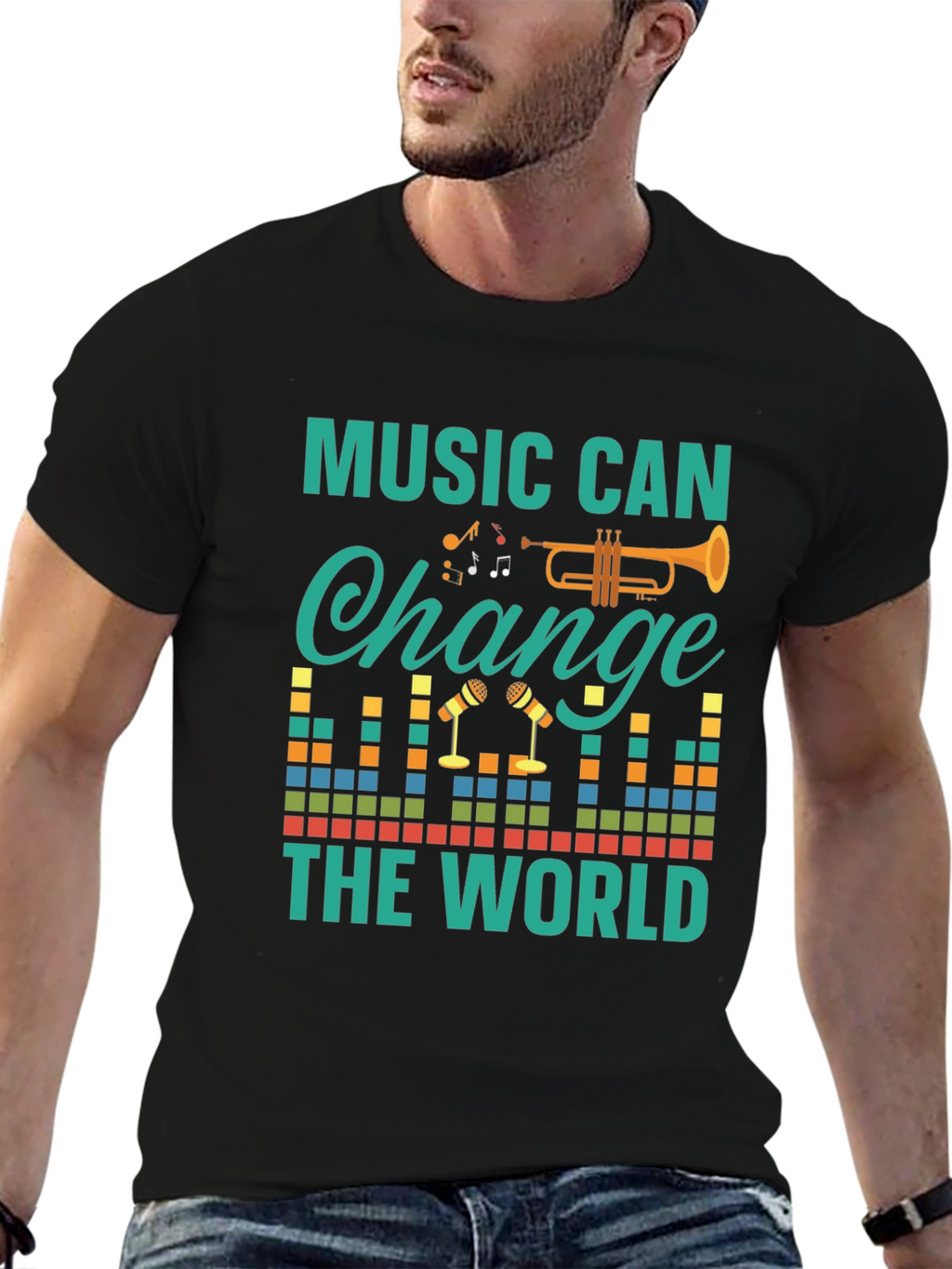 Music Can Change the World Graphic Tee
