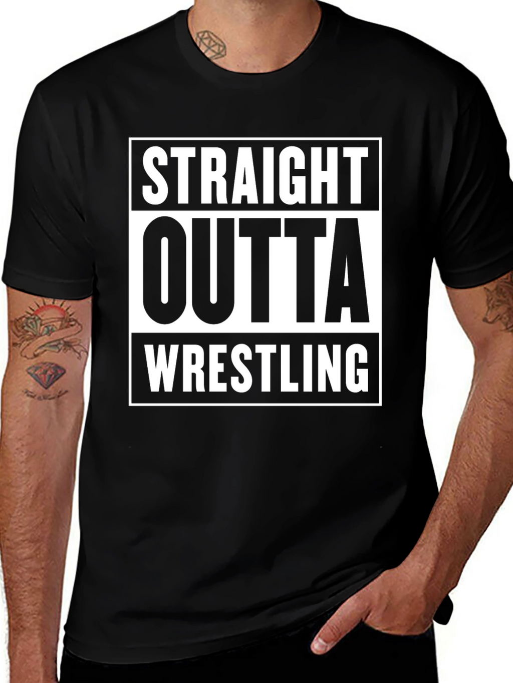 Straight Outta Wrestling T-Shirt