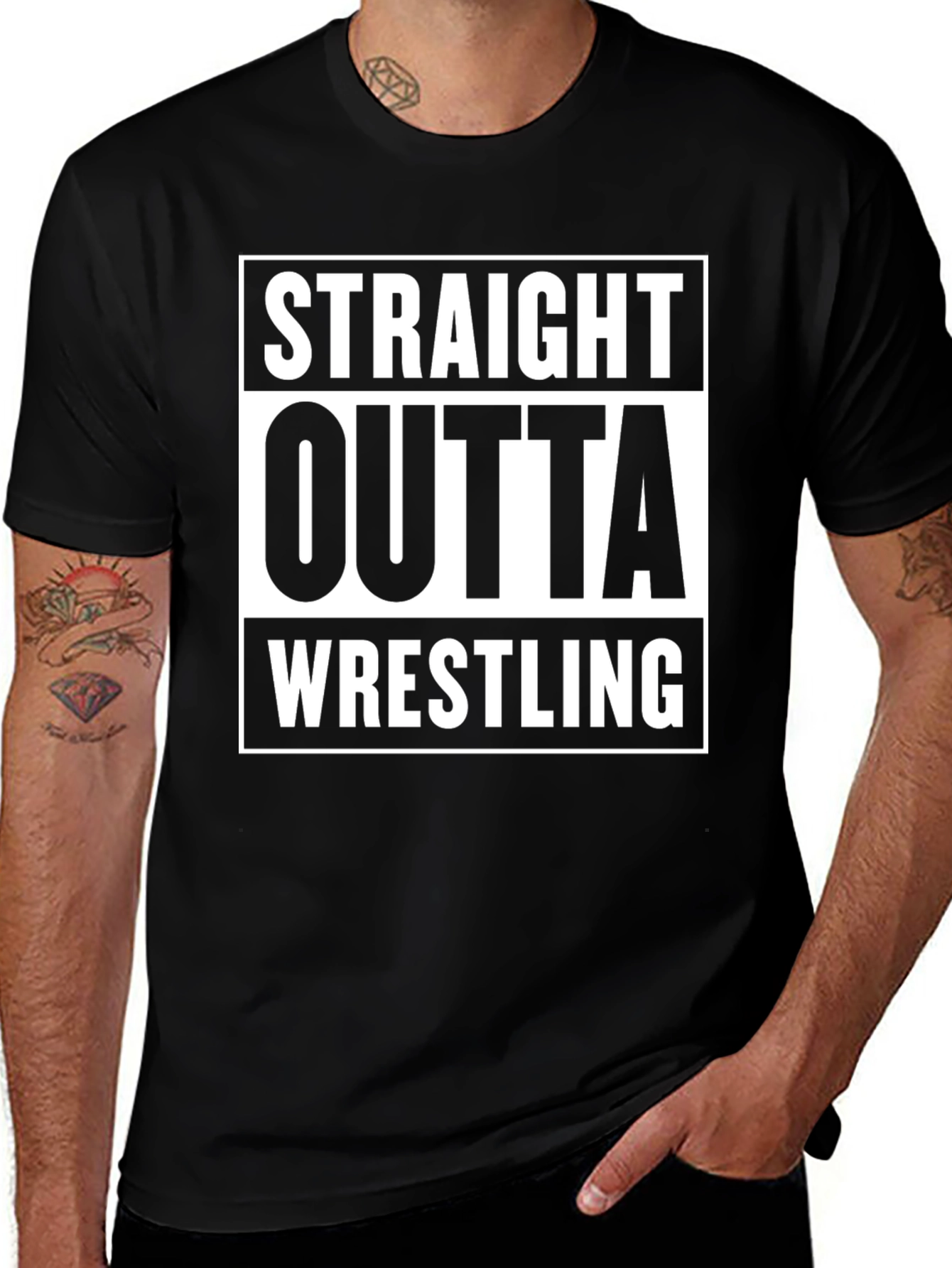 Straight Outta Wrestling T-Shirt