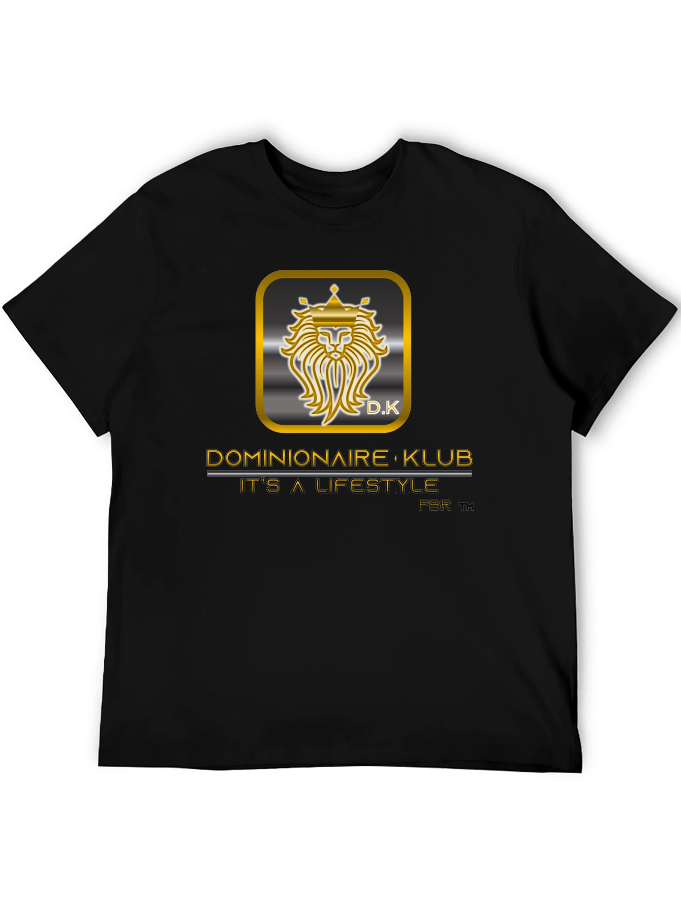 Dominionaire Klub Lifestyle Black Tee