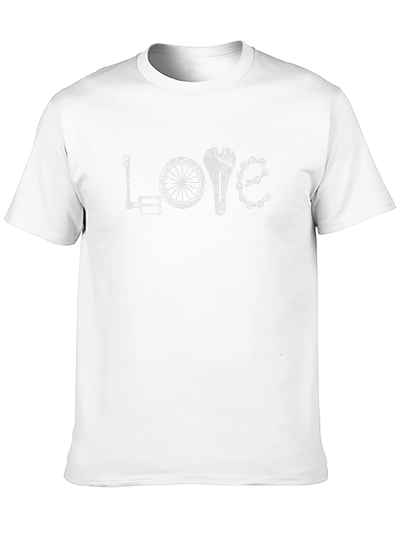 Love Cycling Graphic T-Shirt - Black