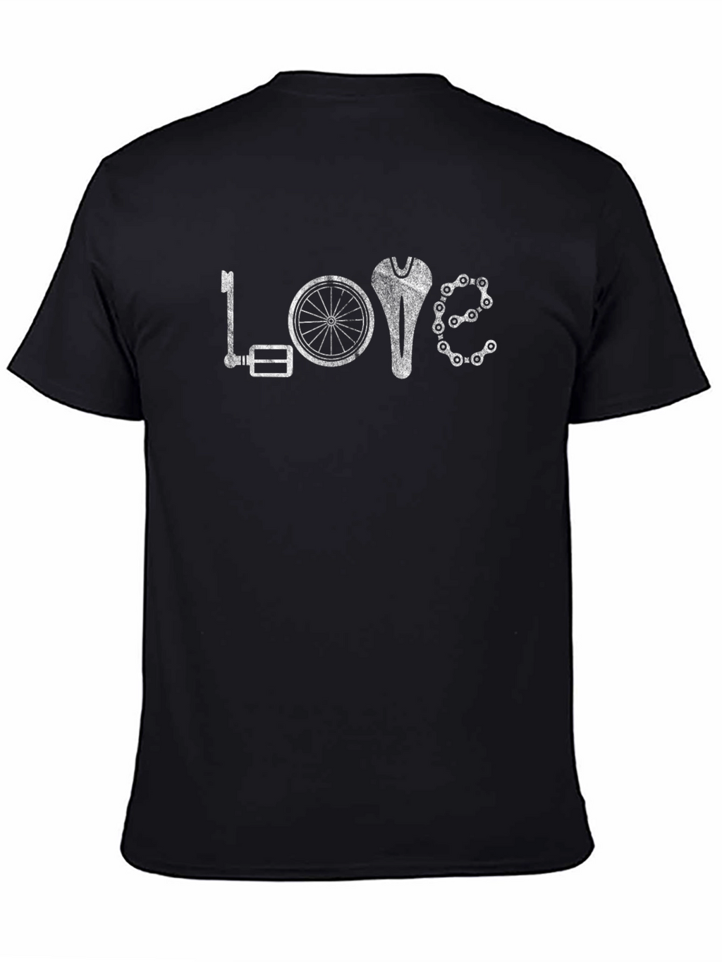 Love Cycling Graphic T-Shirt - Black