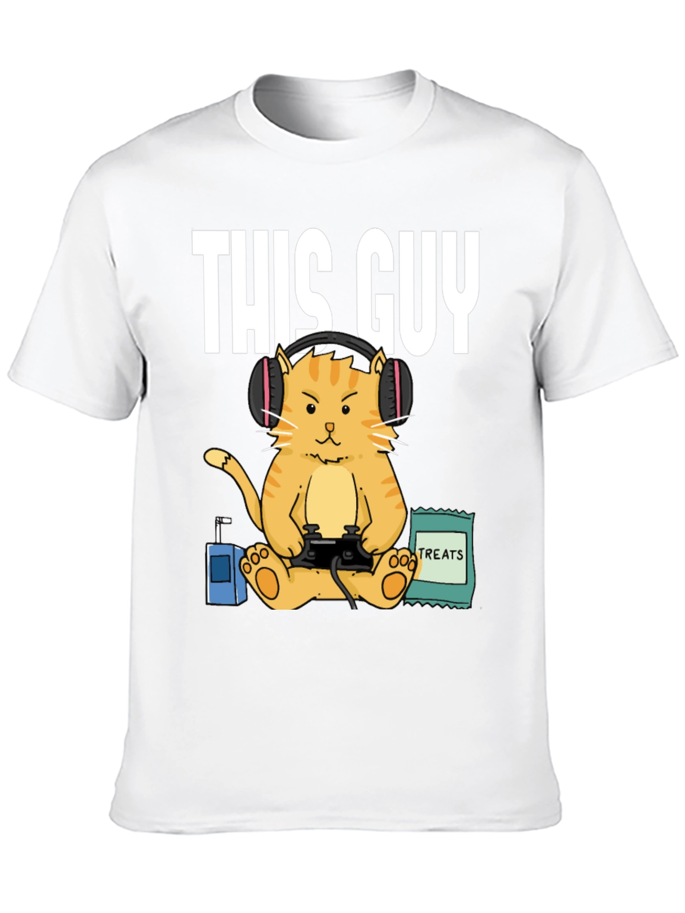 This Guy Gamer Cat T-Shirt