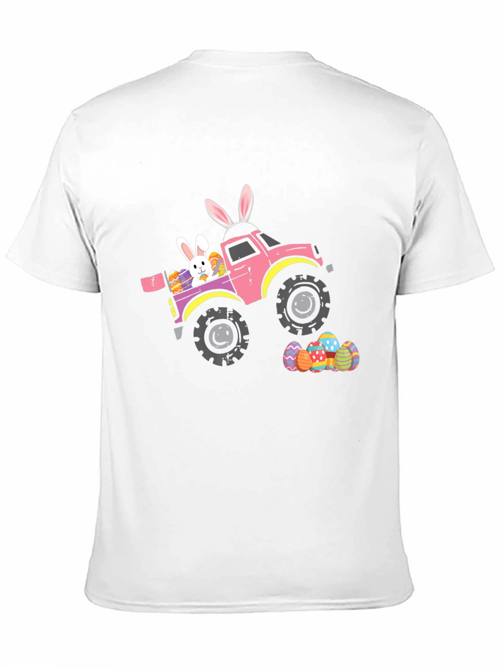 Easter Bunny Truck Graphic T-Shirt