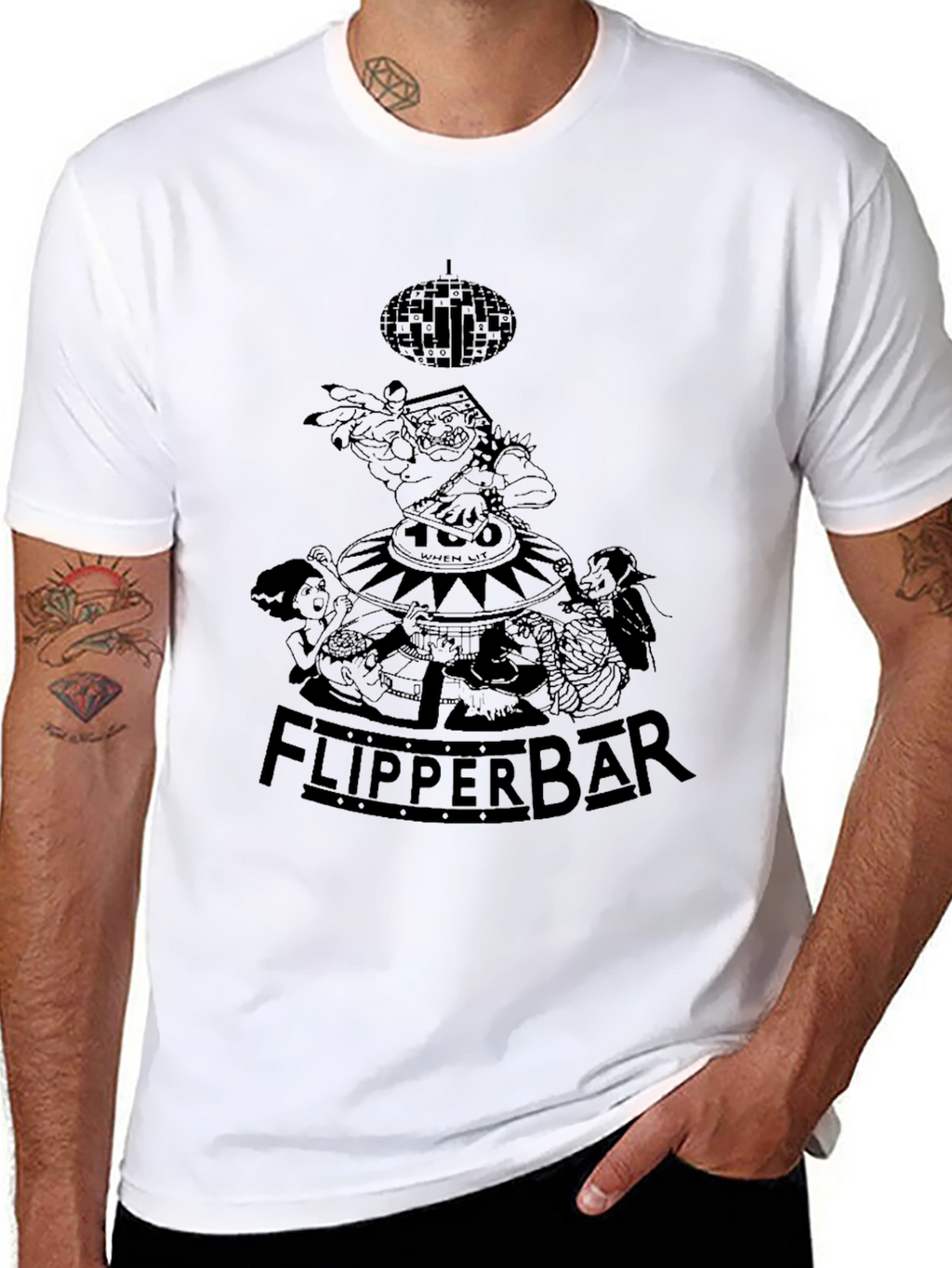Flipper Bar Graphic T-Shirt