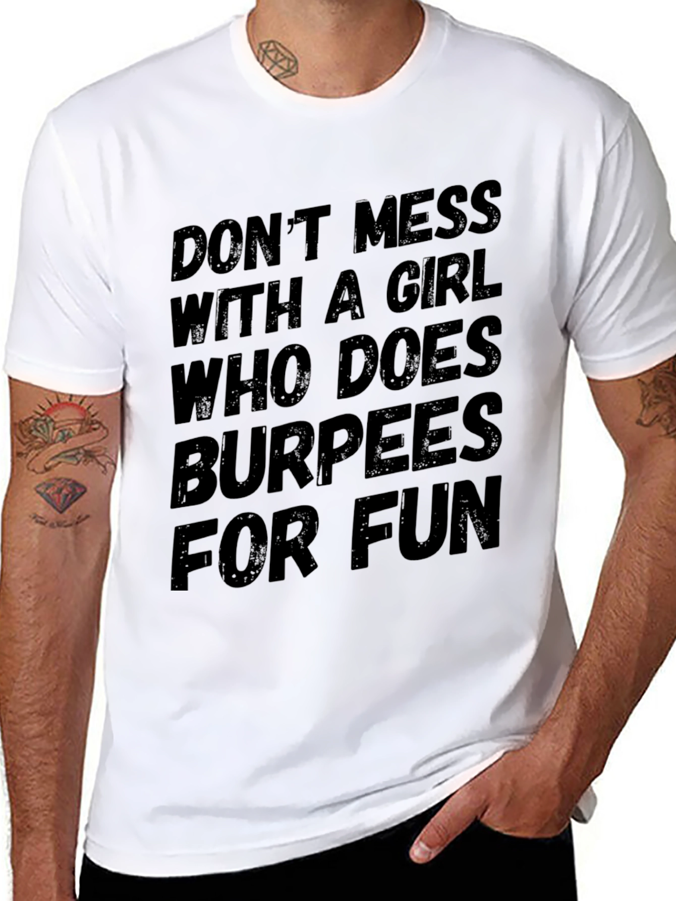 Funny Burpees T-Shirt - Workout Humor