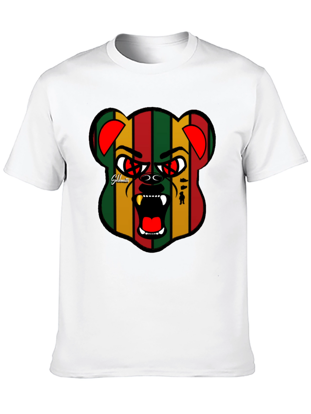 Rasta Bear Graphic Tee - Reggae Style T-Shirt