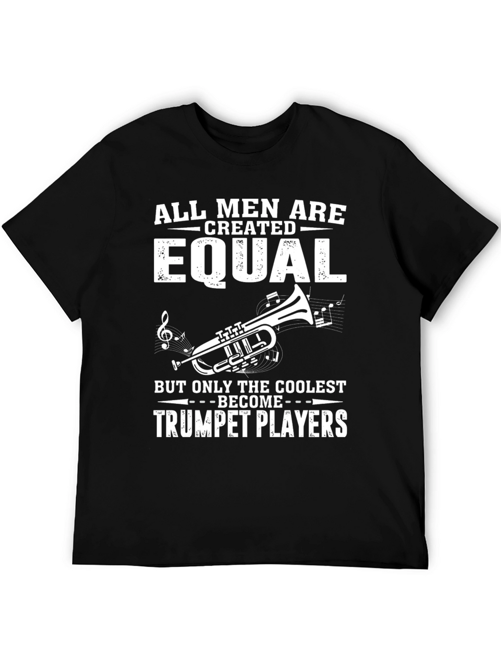Coolest Trumpet Players Graphic Tee - Black