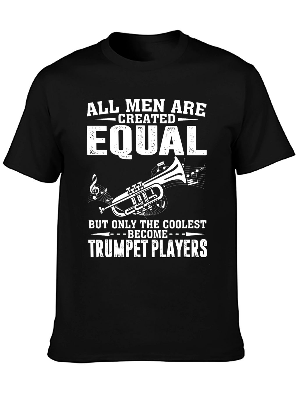 Coolest Trumpet Players Graphic Tee - Black