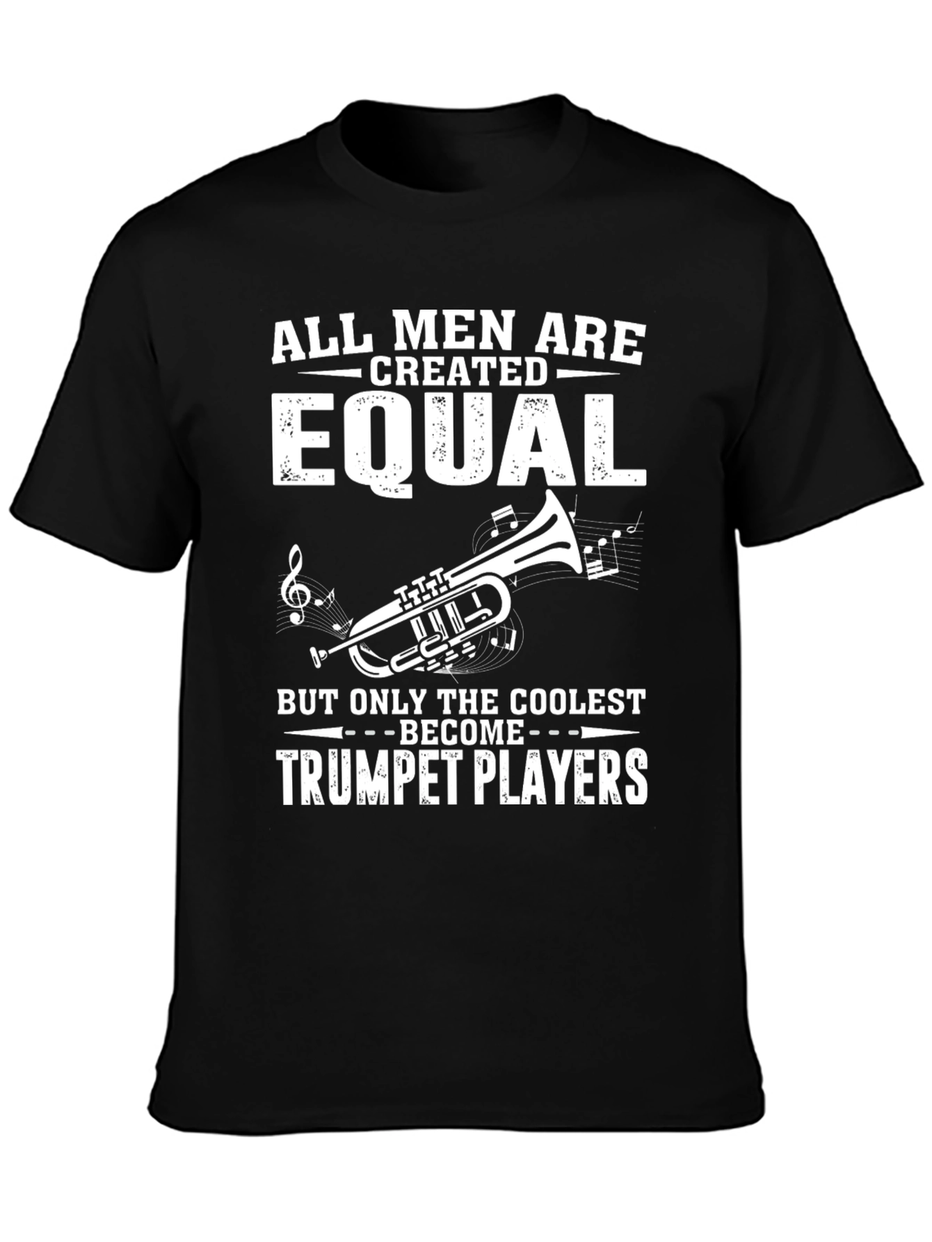 Coolest Trumpet Players Graphic Tee - Black