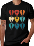 Guitar Pick Headstock T-Shirt - Musician Tee