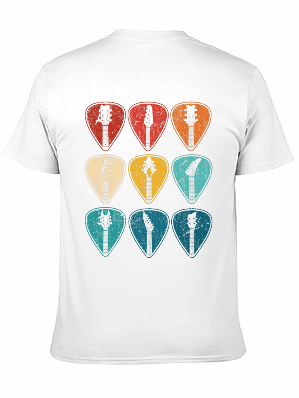 Guitar Pick Headstock T-Shirt - Musician Tee