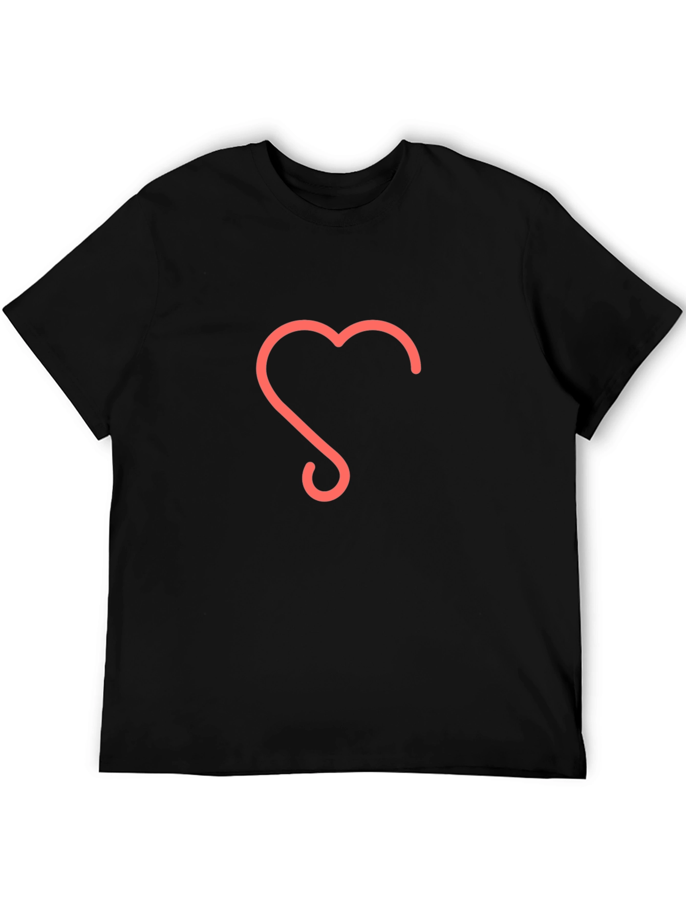 Heart Graphic T-Shirt - Casual Style