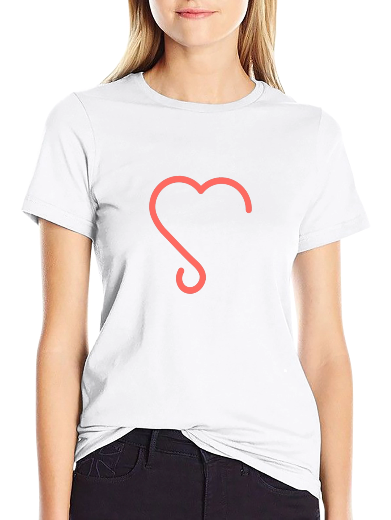 Heart Graphic T-Shirt - Casual Style