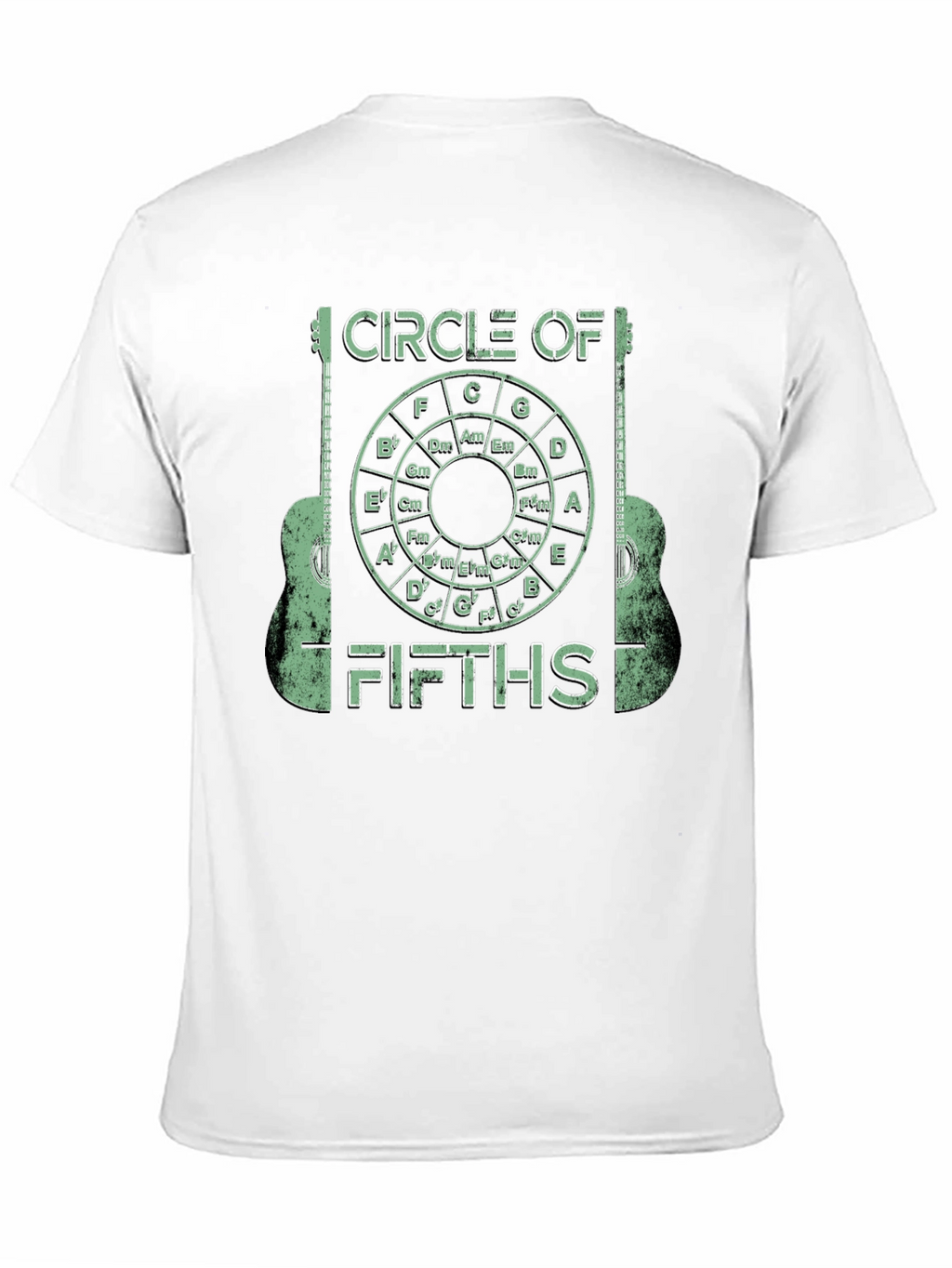 Circle of Fifths Guitarist Graphic Tee