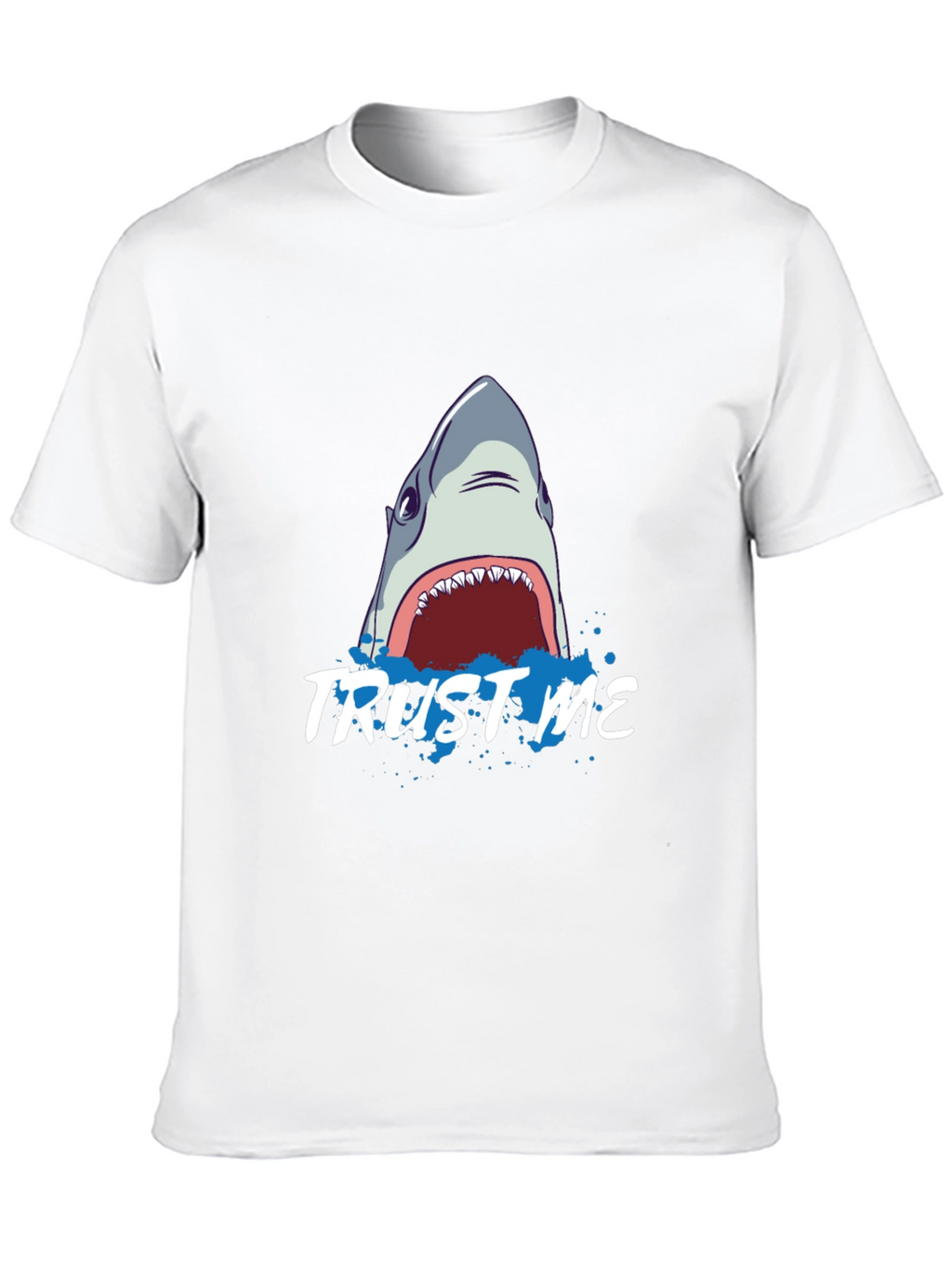 Trust Me Shark Graphic Black T-Shirt
