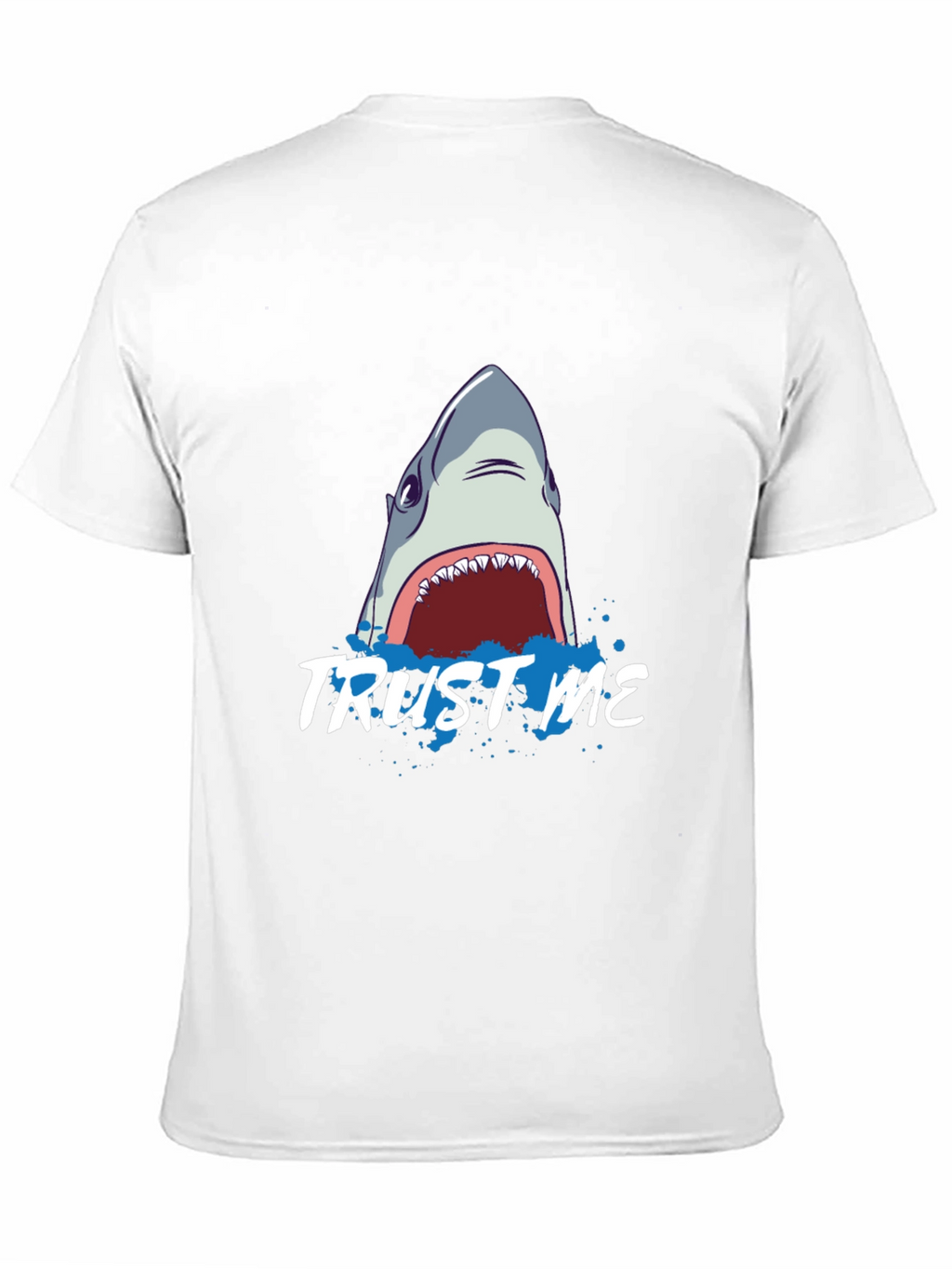 Trust Me Shark Graphic Black T-Shirt
