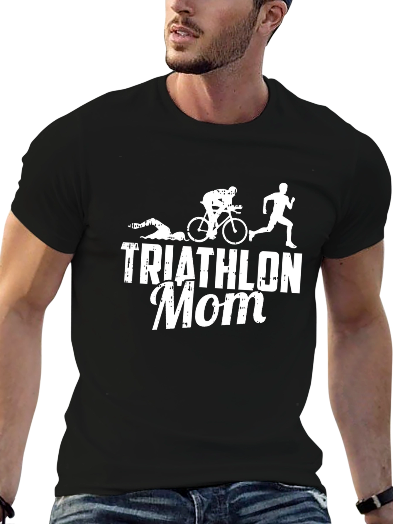 Triathlon Mom Graphic T-Shirt - Athlete Support