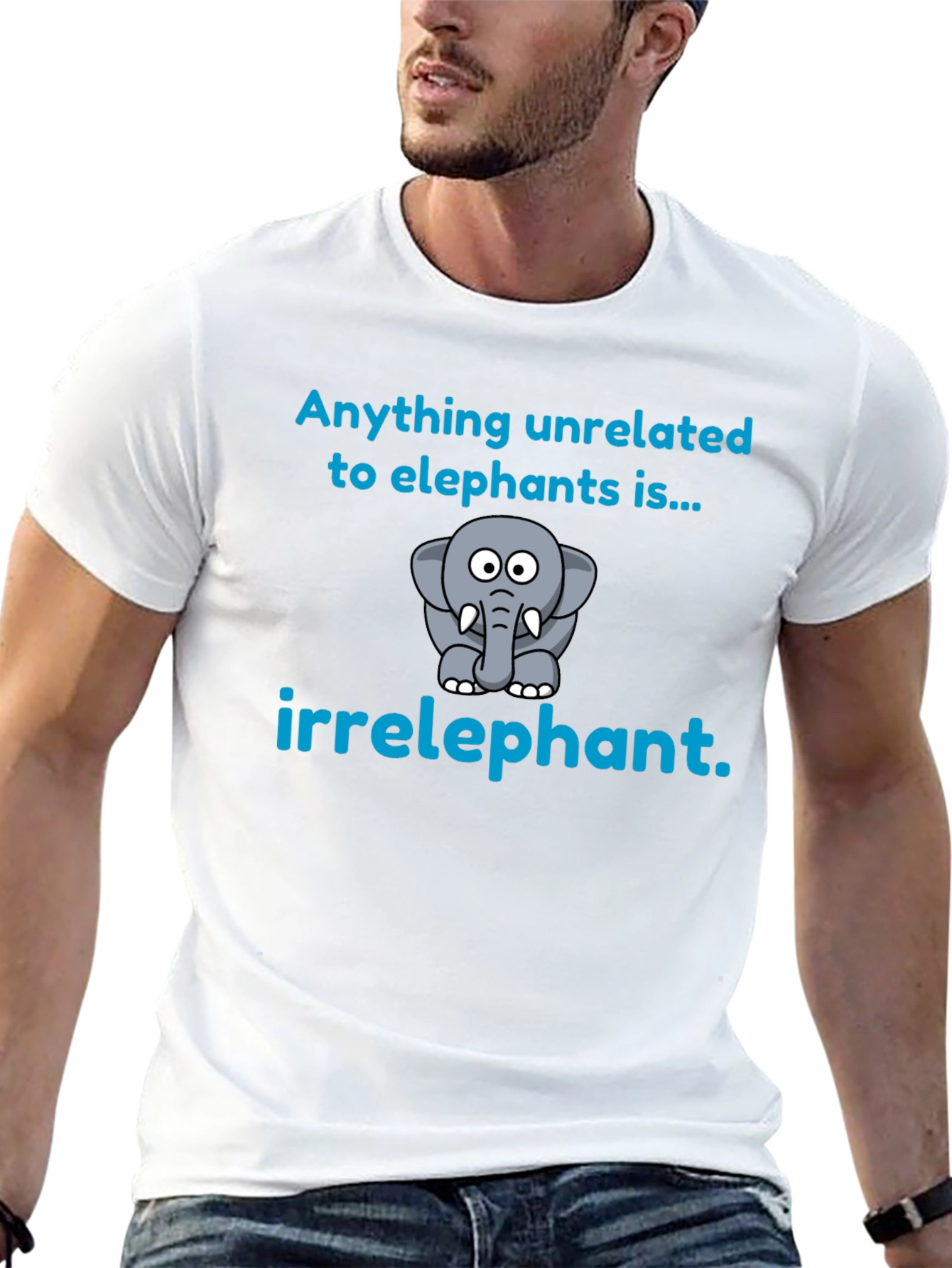 Irrelephant T-Shirt - Funny Elephant Graphic Tee
