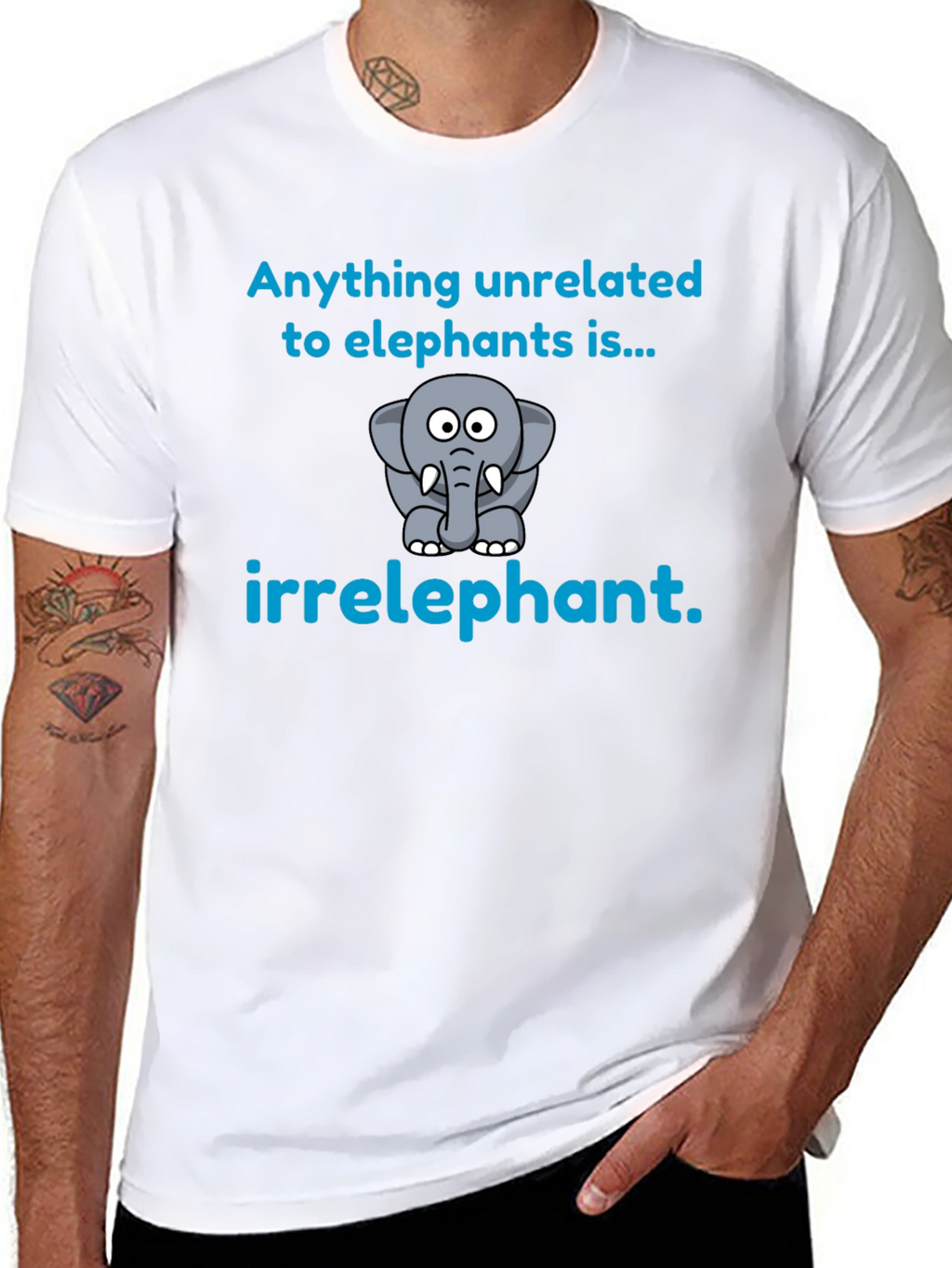 Irrelephant T-Shirt - Funny Elephant Graphic Tee