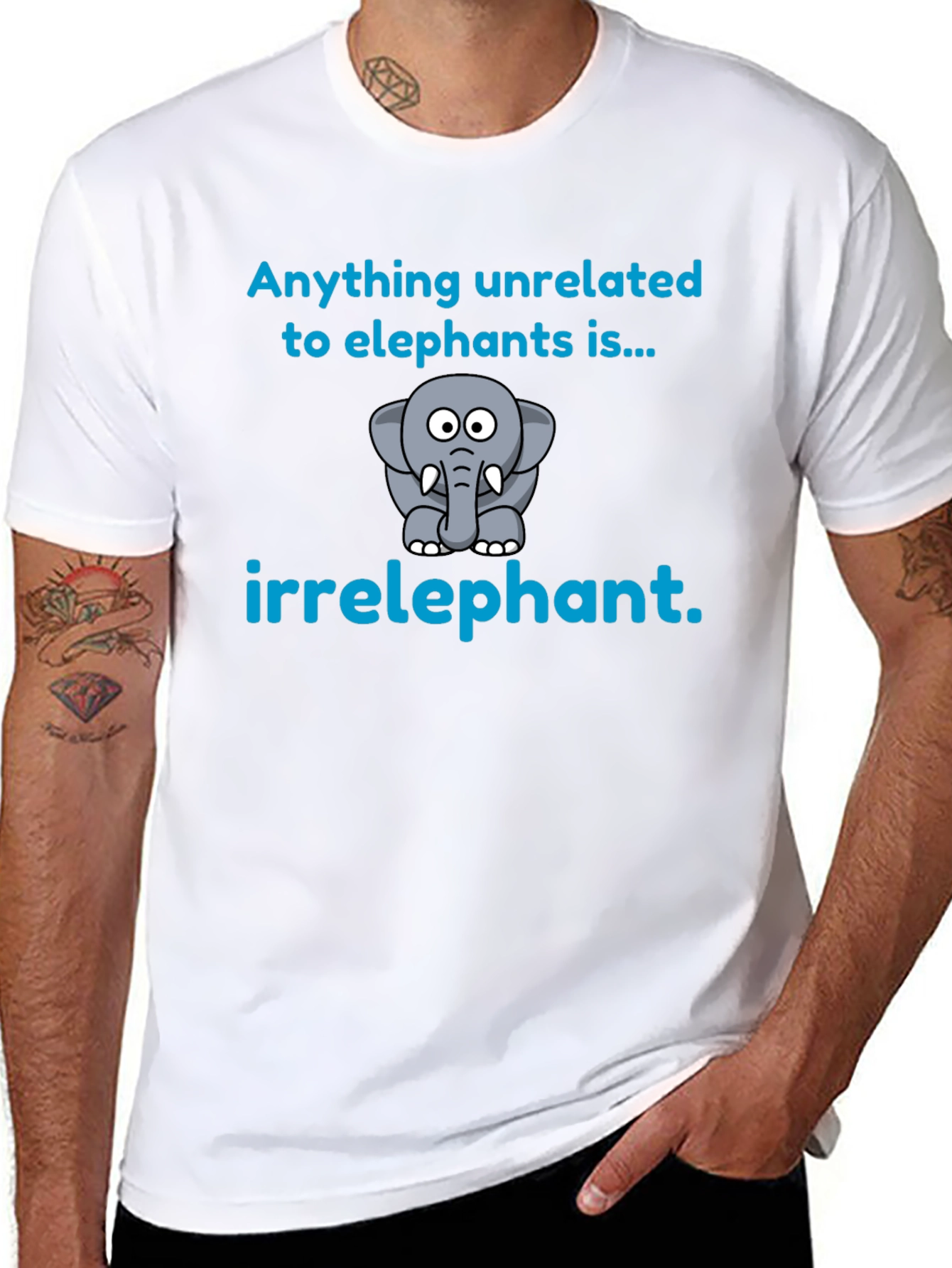 Irrelephant T-Shirt - Funny Elephant Graphic Tee