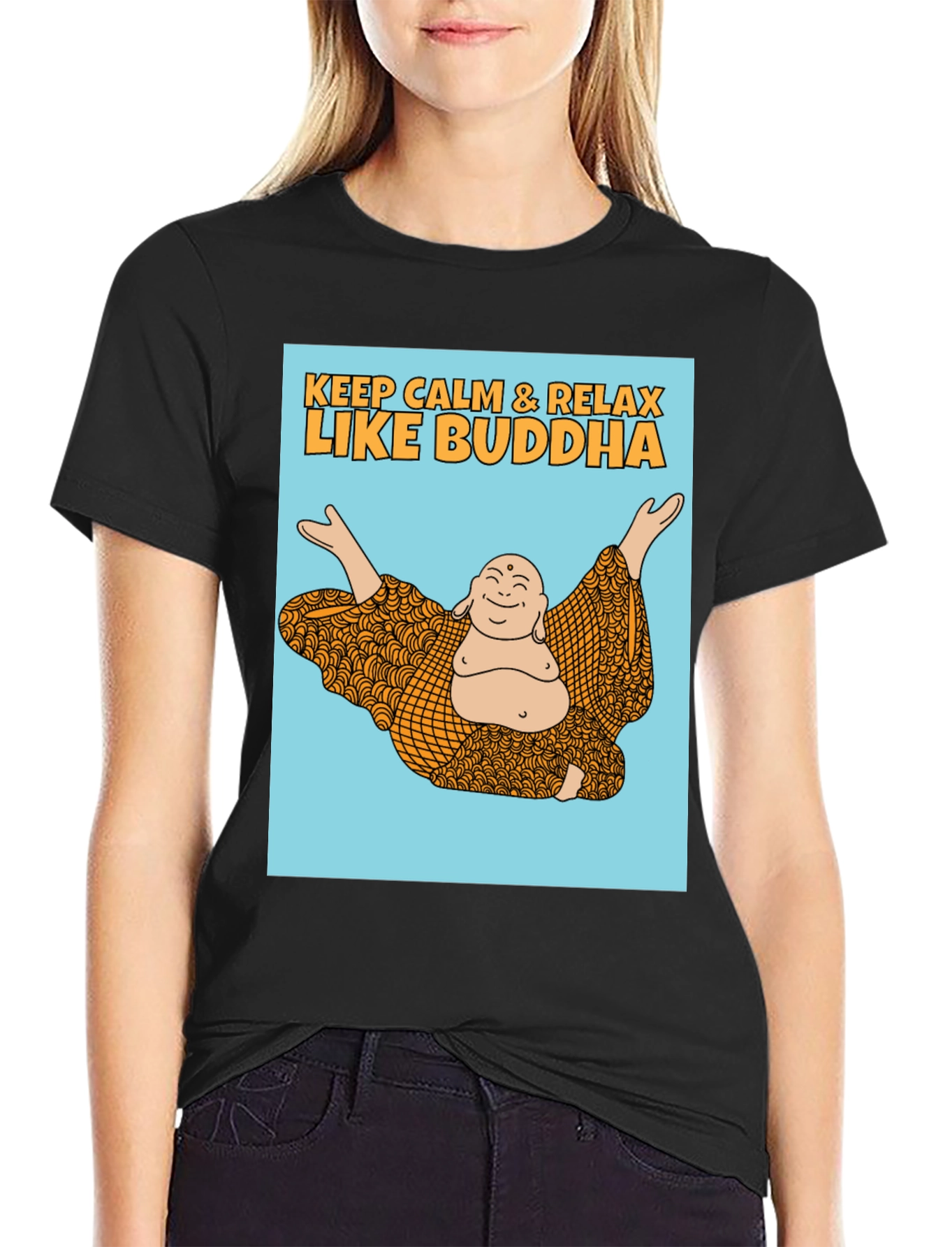 Keep Calm Like Buddha T-Shirt