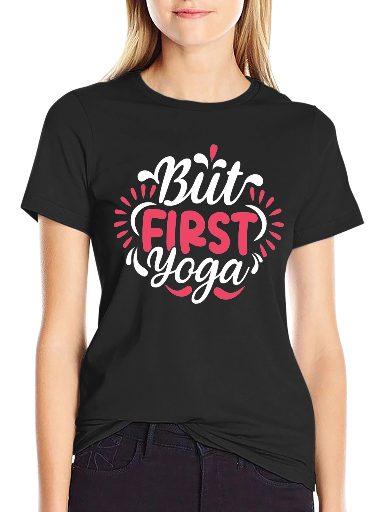 But First Yoga Graphic T-Shirt