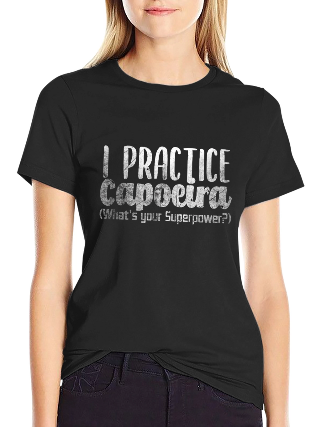 Capoeira Superpower Black T-Shirt