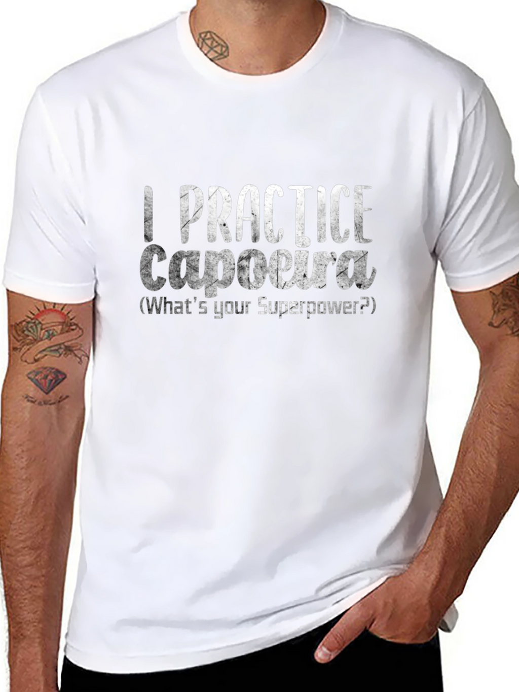 Capoeira Superpower Black T-Shirt