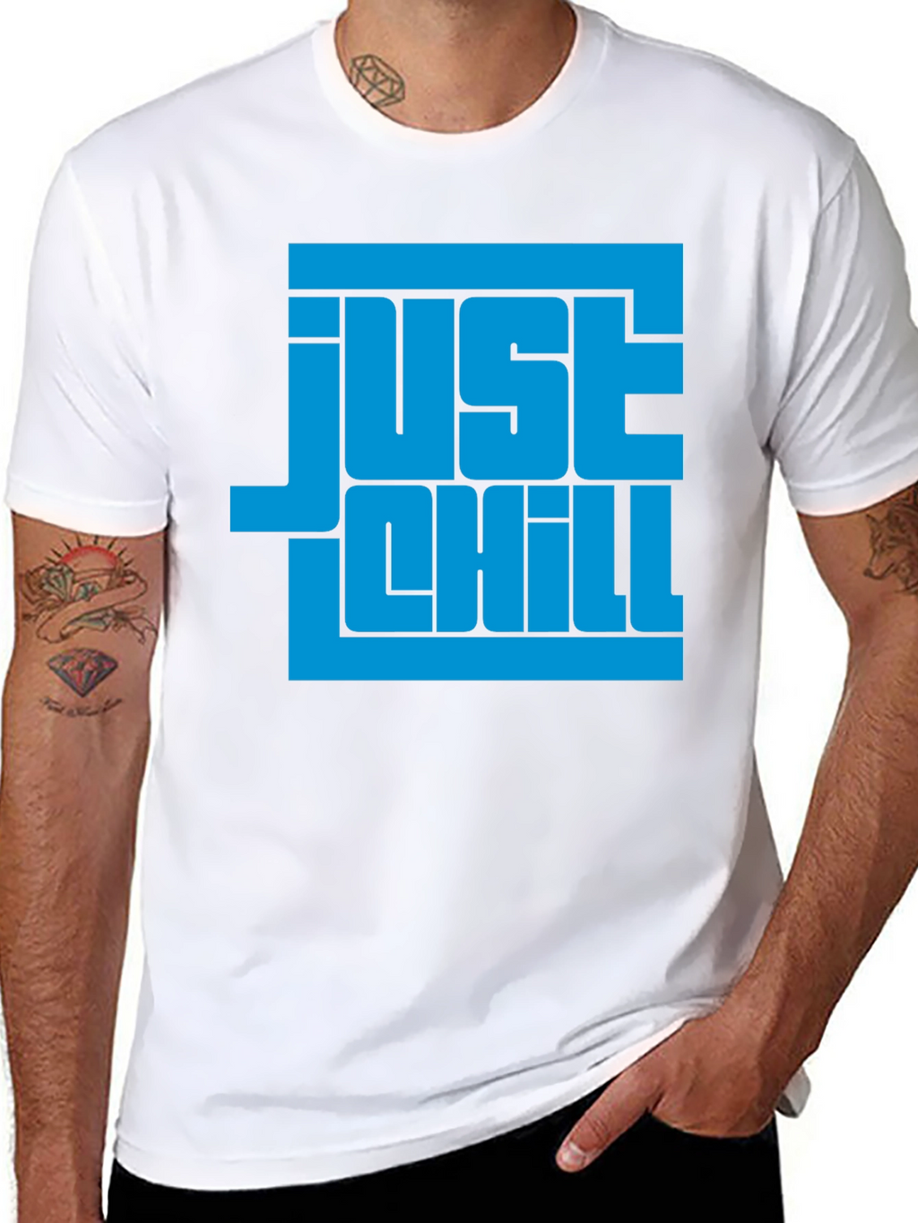 Just Chill Graphic Tee - Relaxed Fit