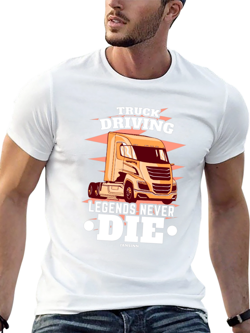 Truck Driving Legends T-Shirt - Black Graphic Tee