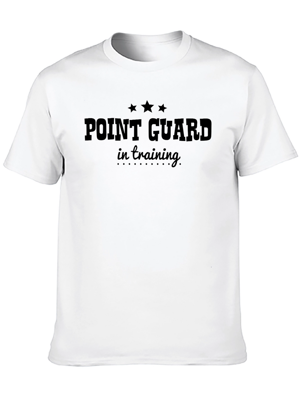Point Guard in Training Black Graphic Tee