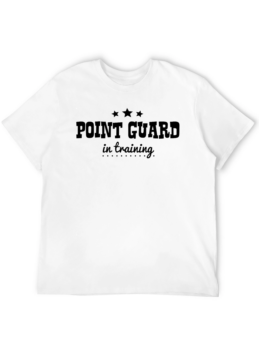 Point Guard in Training Black Graphic Tee