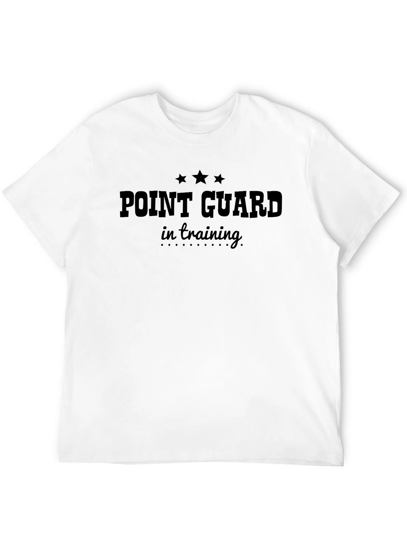 Point Guard in Training Black Graphic Tee