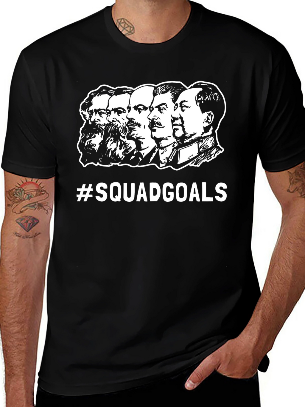 Squad Goals T-Shirt: Marx Lenin Stalin Mao