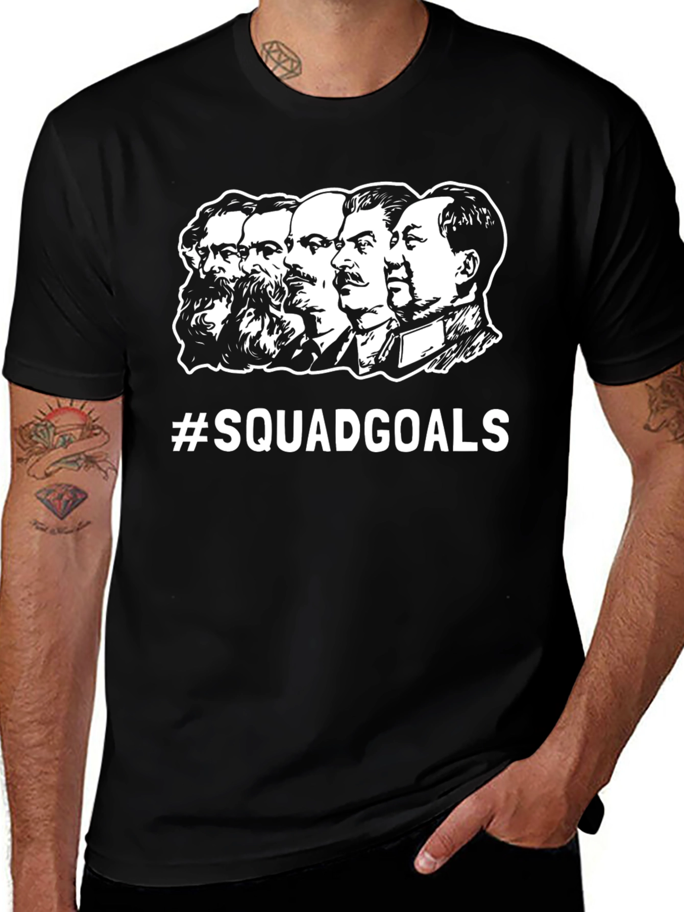 Squad Goals T-Shirt: Marx Lenin Stalin Mao
