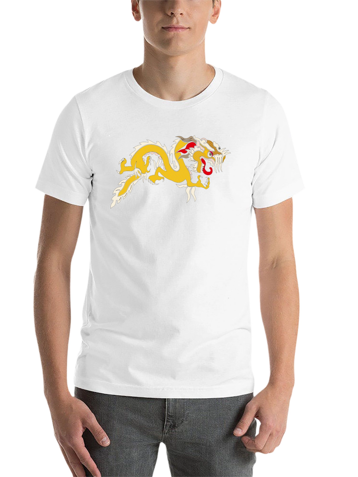 Dragon Graphic Tee - Black Cotton Comfort